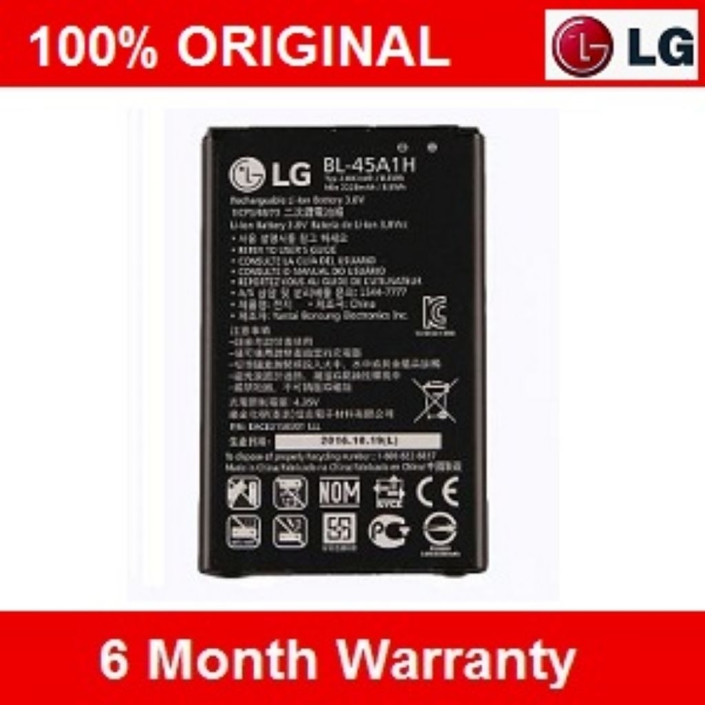 LG Battery BL-45A1H LG K10 2016 Baterai Batere Original 100%