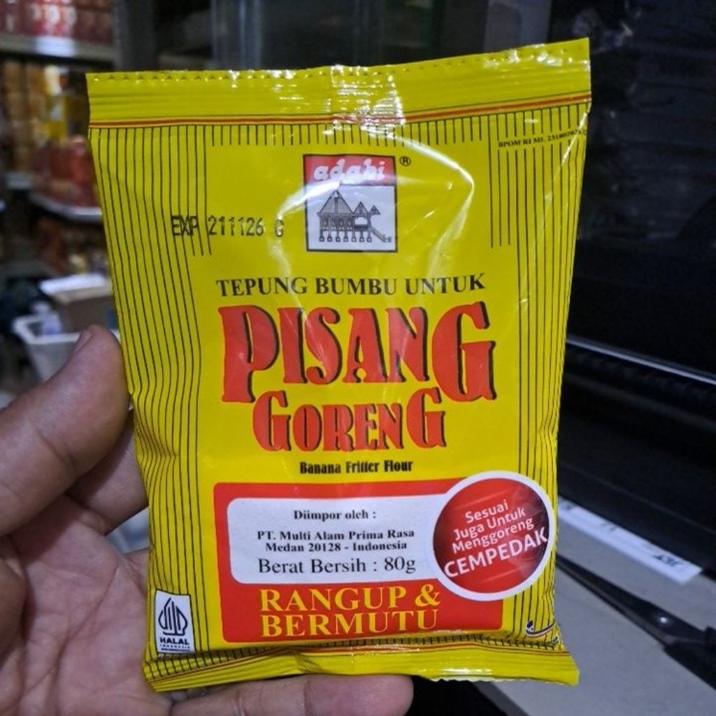 

TEPUNG BUMBU PISANG GORENG ADABI 80gr