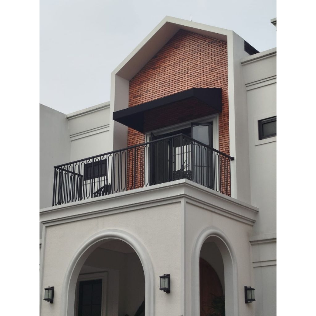 kanopi kain awning tampias teras rumah
