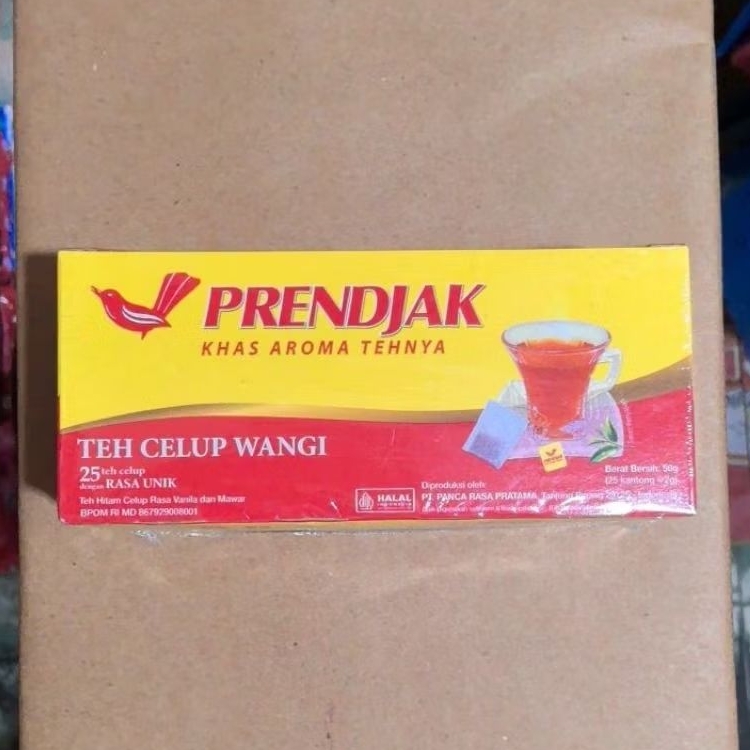 

Teh Prendjak Celup Wangi kotak isi 25 kantong