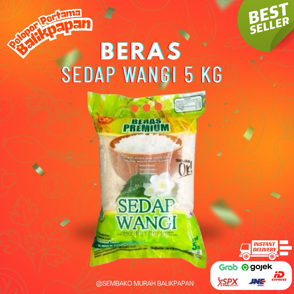 

Beras Premium Sedap Wangi 5Kg