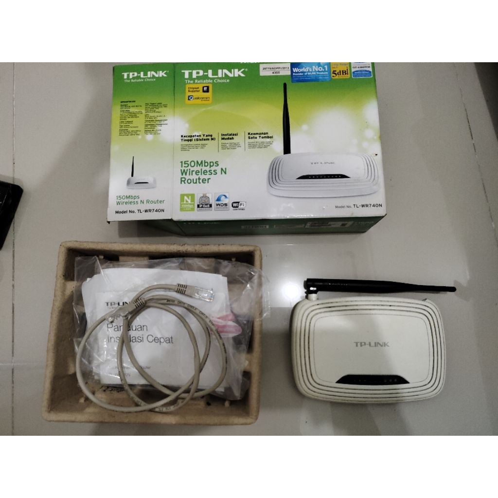 Router TP Link TL-WR740N bekas