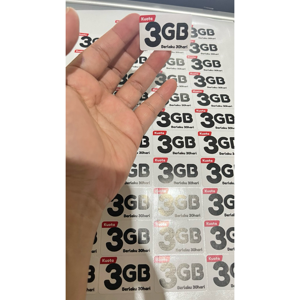 

Stiker Kuota 4x2,5 cm