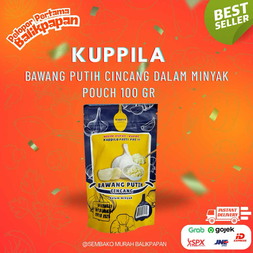 

KUPPILA Bawang putih cincang dalam minyak 100 gr
