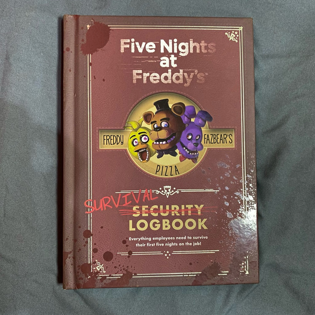 English - Five Nights at Freddy’s Security (Survival) Logbook Buku Import Cartoon