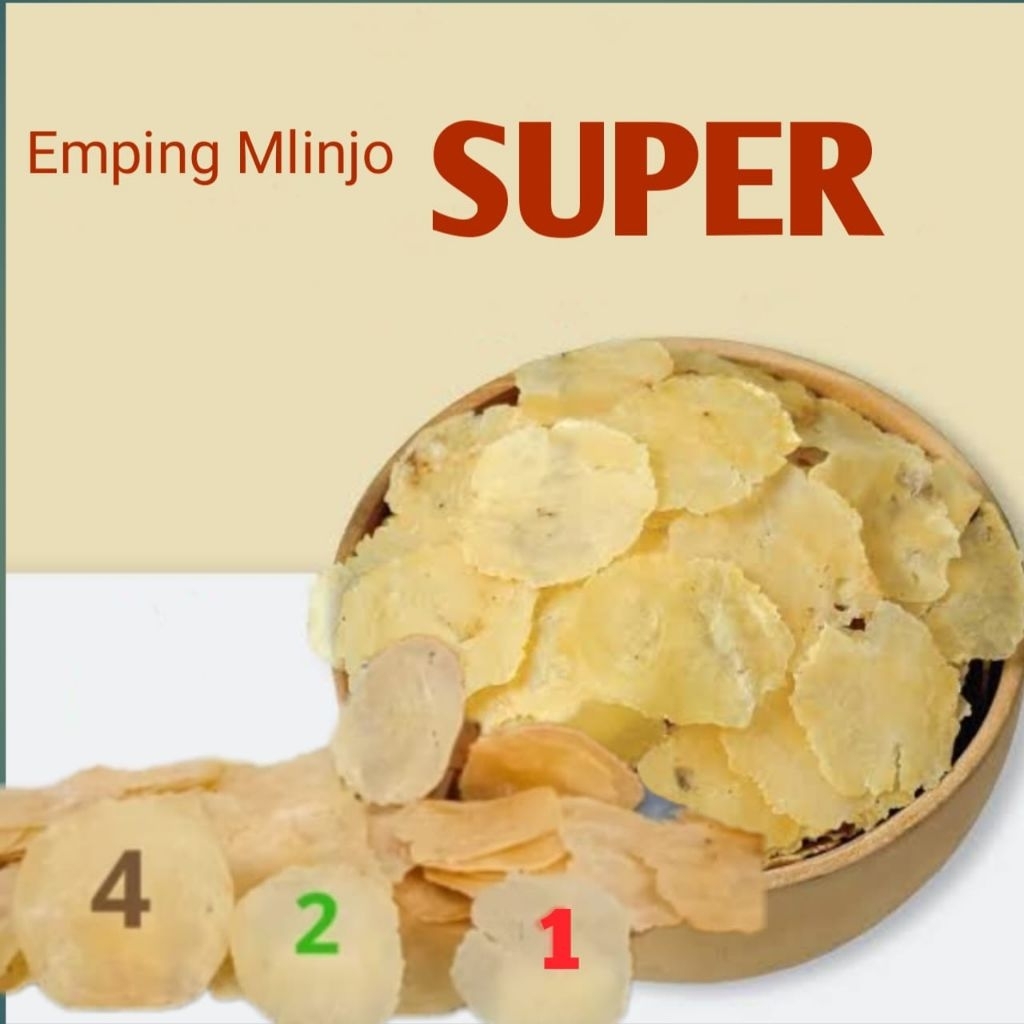 

3 Kg Emping Melinjo Super Khas Kebumen Garansi Kering Siap Goreng