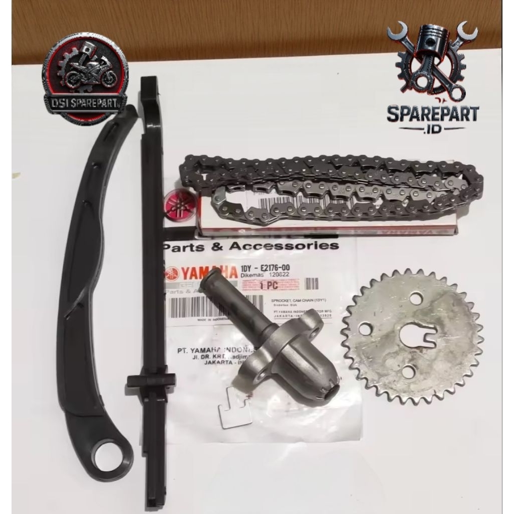 GIGI SENTRIK SET RANTAI KETENG TONJOKAN KETENG+TENSIONER JUPITER Z1 KODE(1DY)