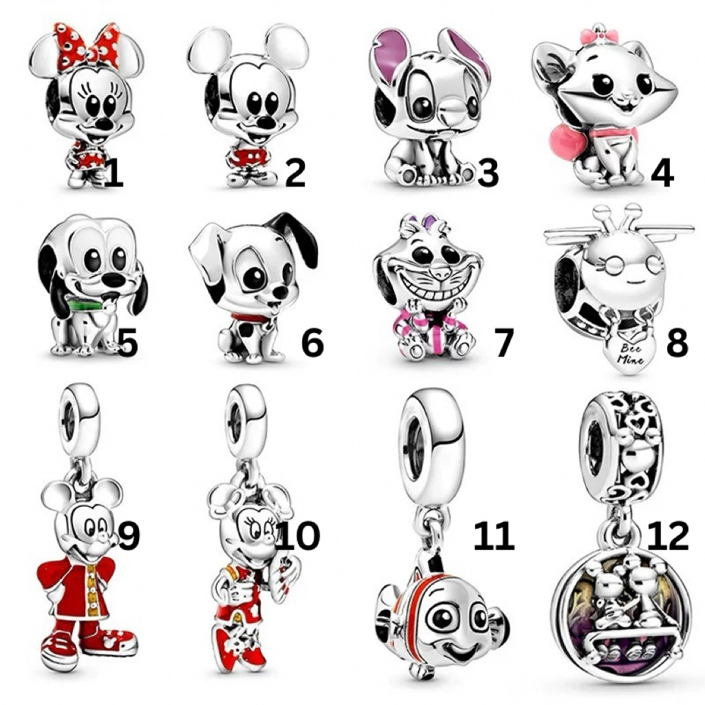 TerMurah Lengkap ORIGINAL Pandora Charms Bracelet Serut Titanium Asli Wanita Anti Karat Gelang Tanga