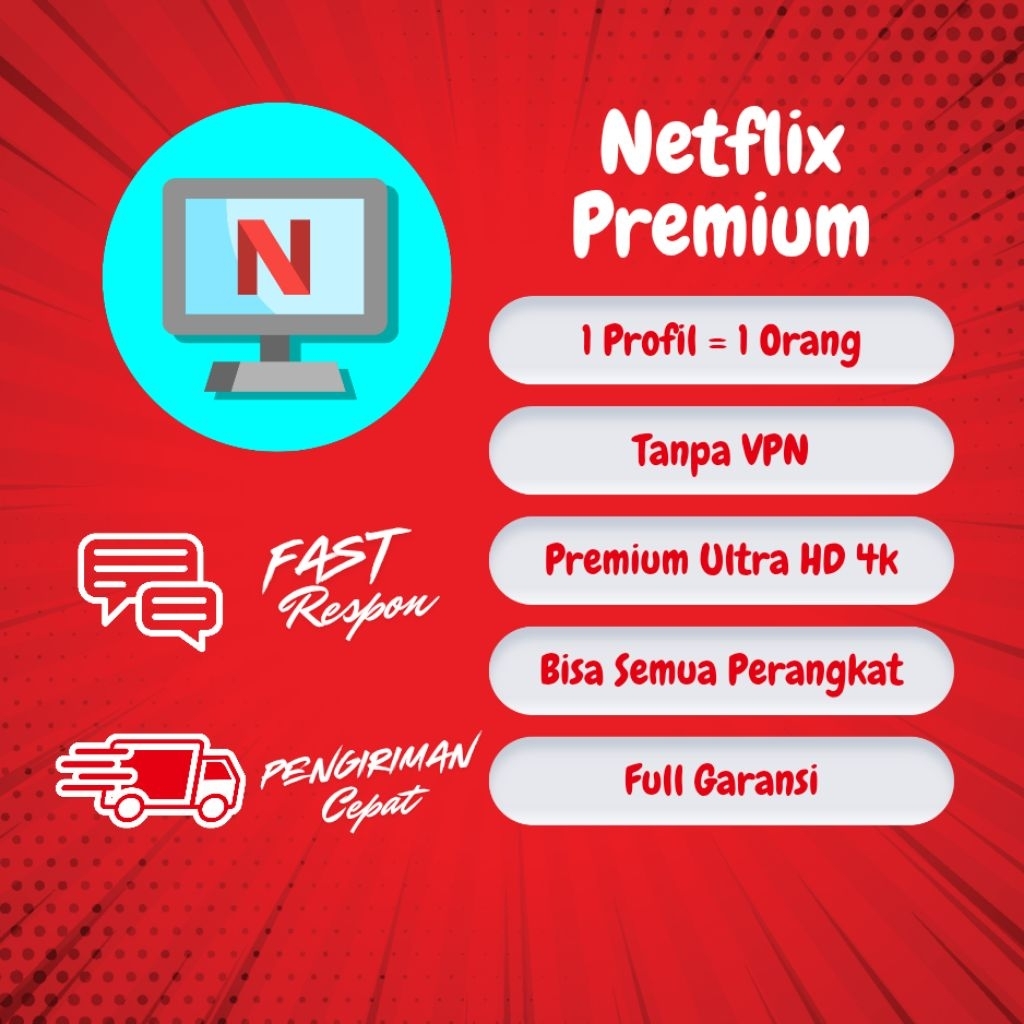 NETFLIXXX PREMIUM SHARING/PRIVATE