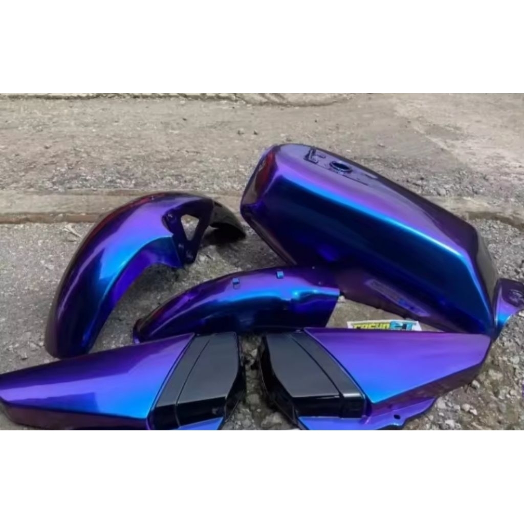 cat warna bunglon pake conto dasar hitam bisa beli bunglon nya saja atau satu paket sama cat dasar h