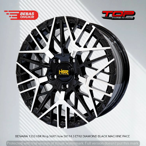 Velg Benawa HSR Ring 16 Untuk Mobil Ertiga Camry Rush Xpander Two Tone R16