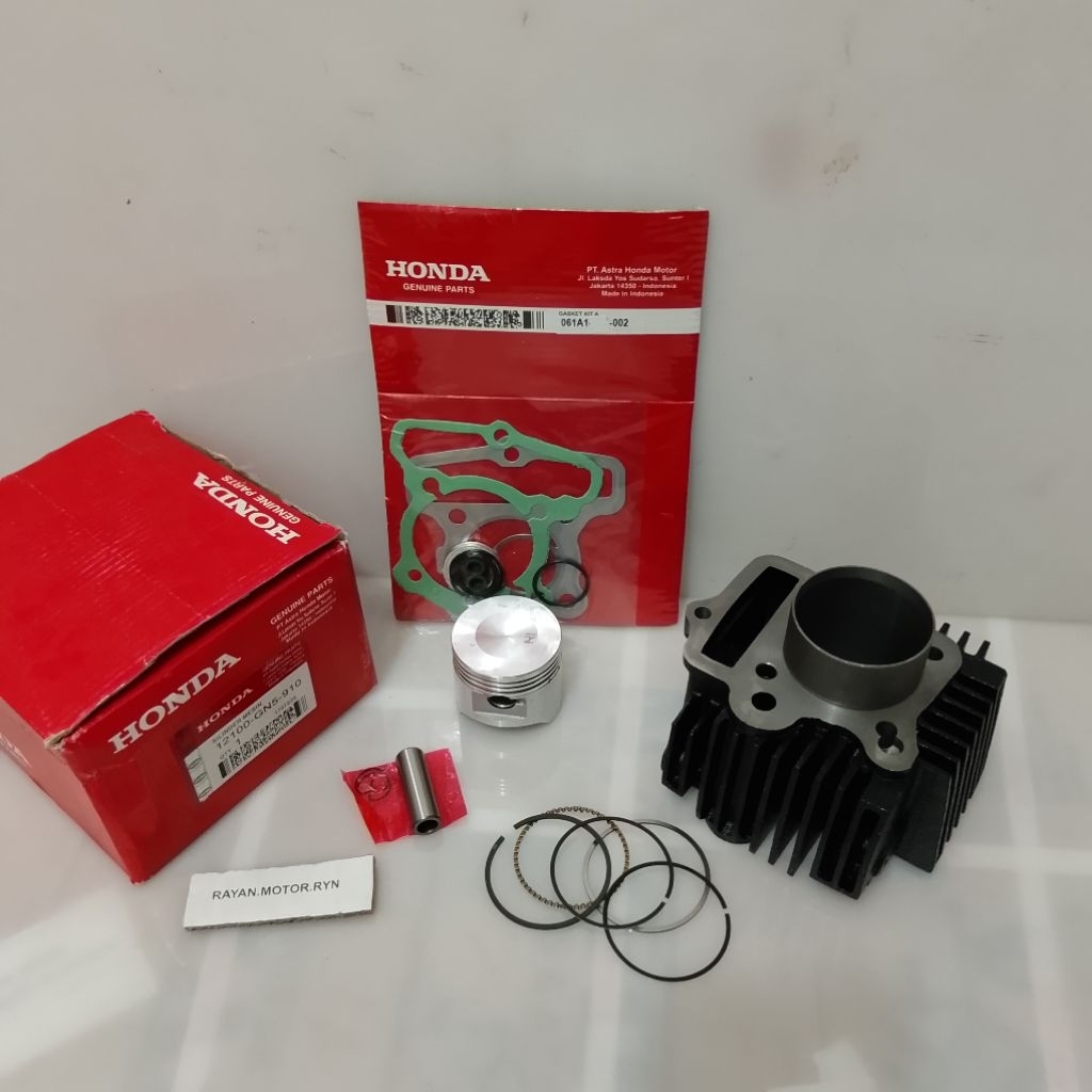 blok seher astrea grand supra lama, supra x lama win, win 100 plus piston+top set komplit ori (GN5)