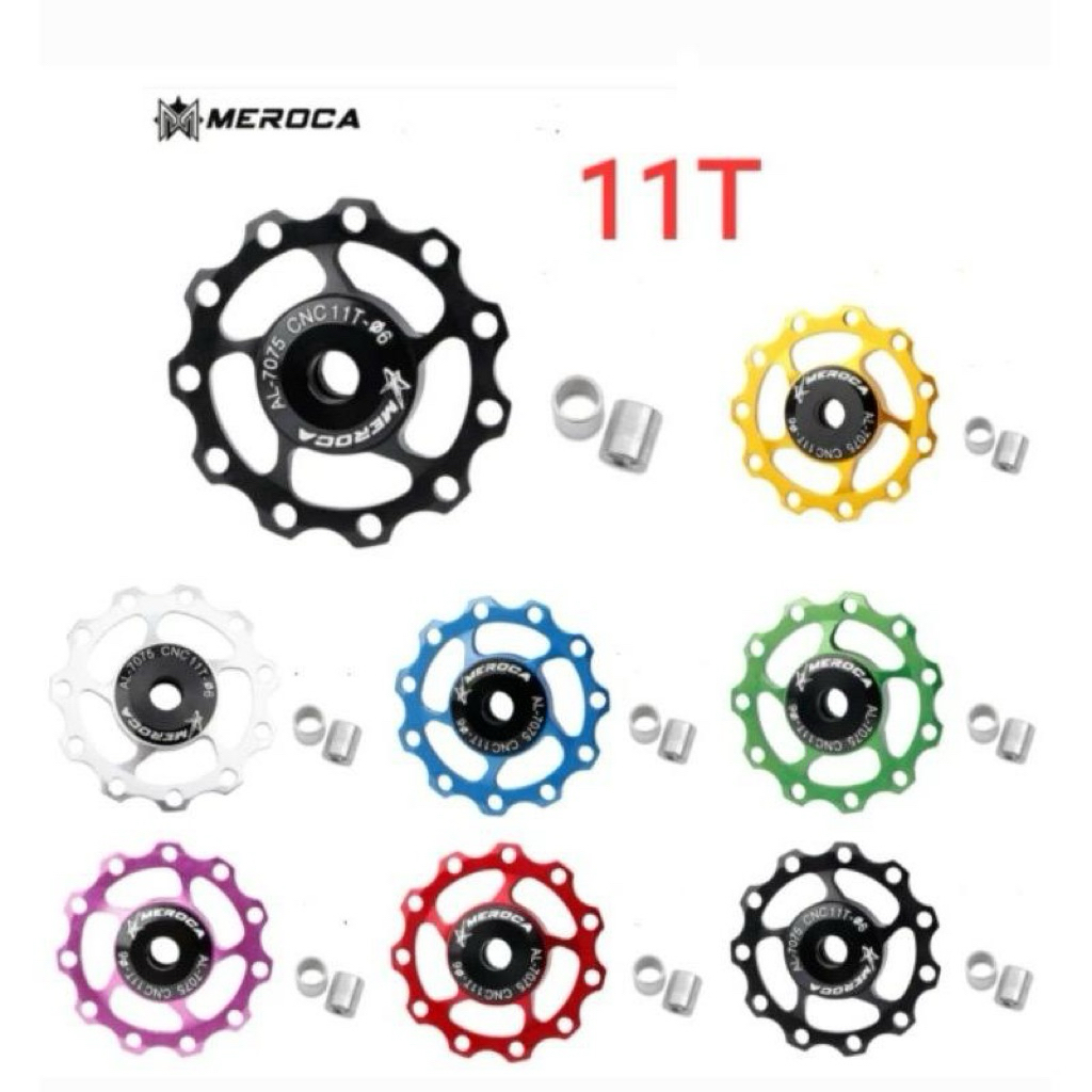 Meroca Pulley RD Beraing 11T Pulley RD Sepeda