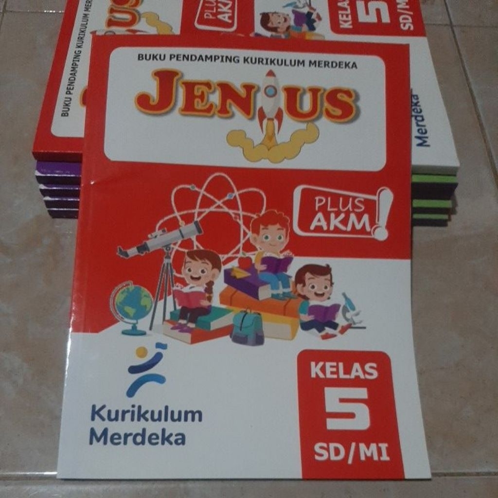 JENIUS Plus AKM Buku Pendamping KURIKULUM MERDEKA untuk SD/MI Kelas 5 Semester 1