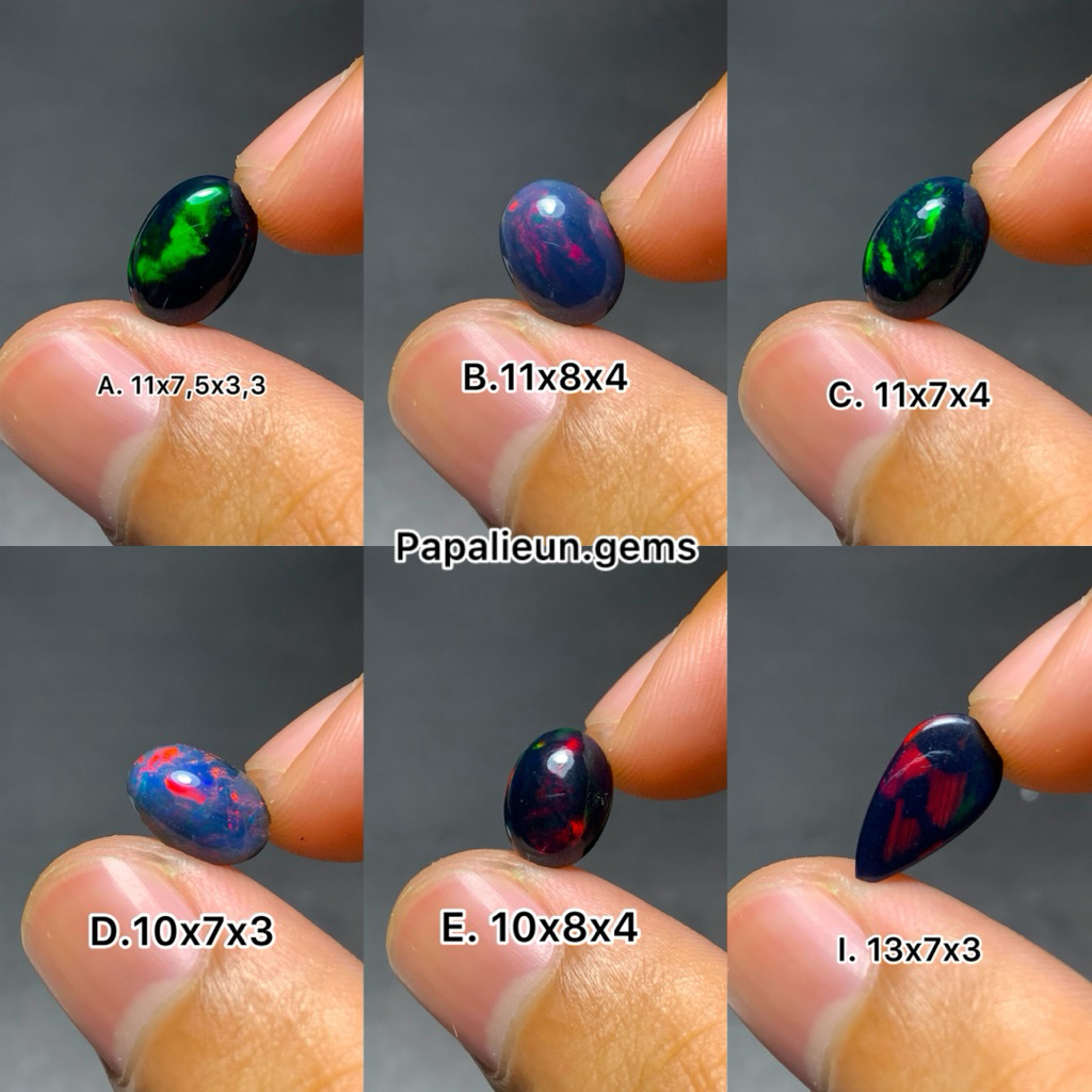 Kalimaya Black Opal / Kalimaya Oval Balck / Losstune Black Opal / Oval afrika Super