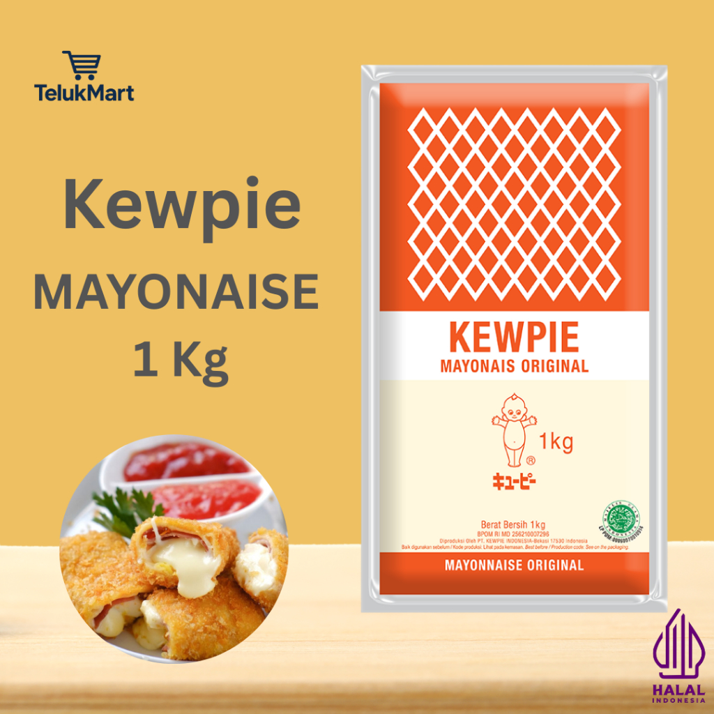 

Kewpie Original Mayonnaise Kemasan Resto 1 Kg Original