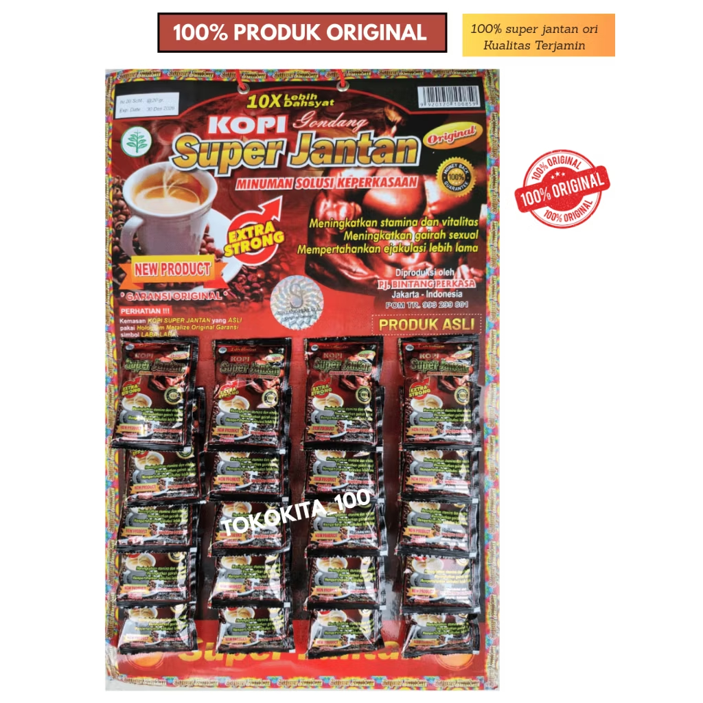 

Kopi [SJ] 100% Original Rentengan 20 Sachet Kemasan Merah