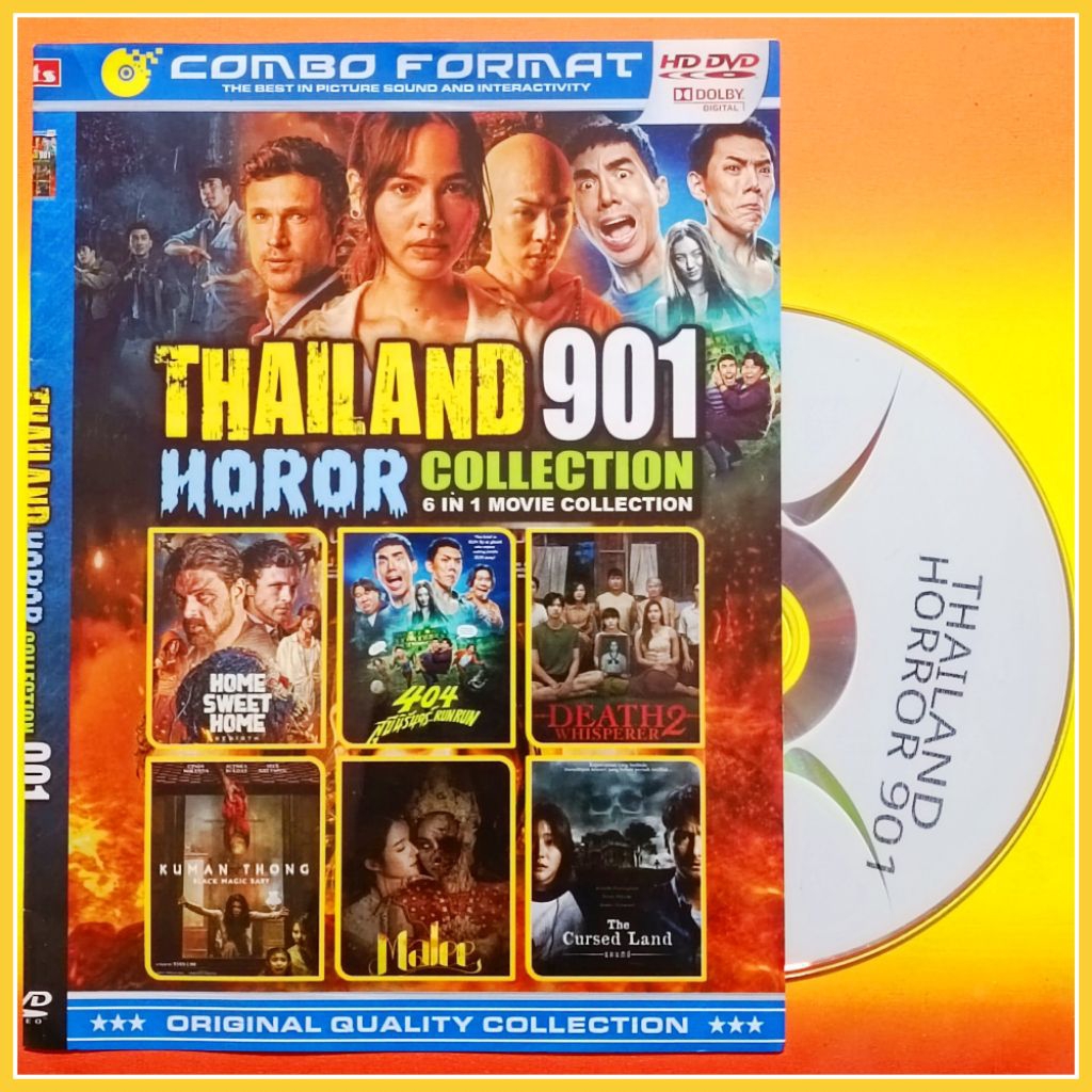 Kaset Film Horor Thailand Koleksi Pilihan Campuran Vol.901 Terbaru 6in1 Teks Indonesia
