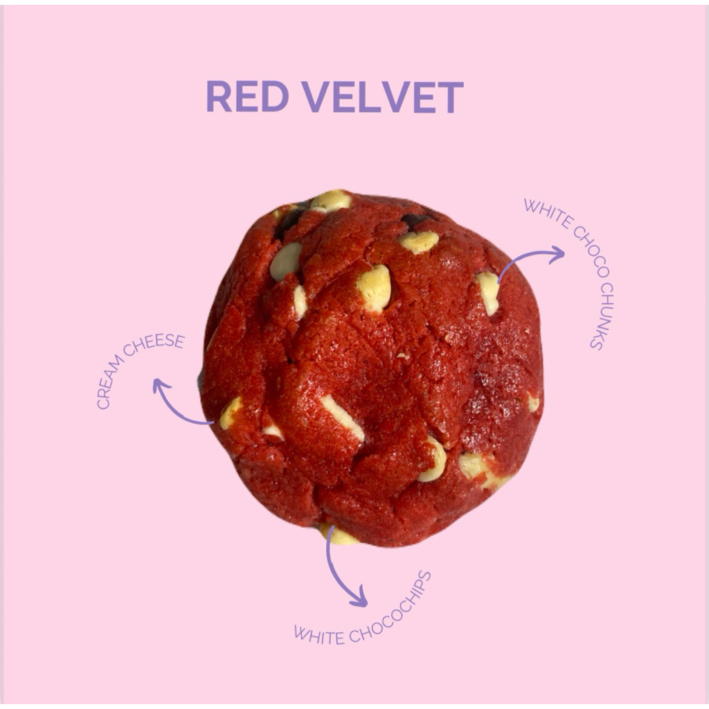 

SOFT COOKIES RED VELVET CREAM CHEESE