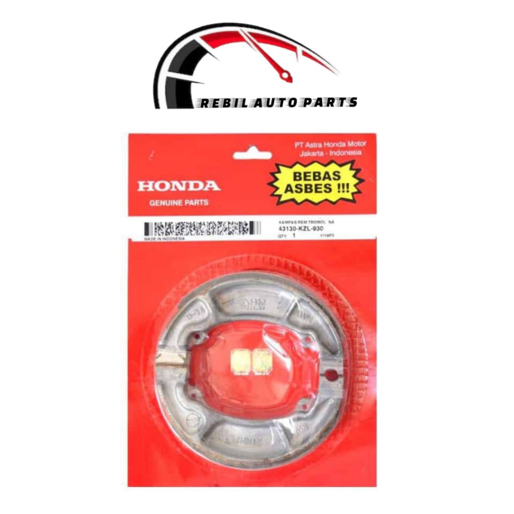 REBIL AUTO PARTS kanvas rem tromol kanvas rem belakang AHM motor matic Honda Beat Scoppy Vario Spacy