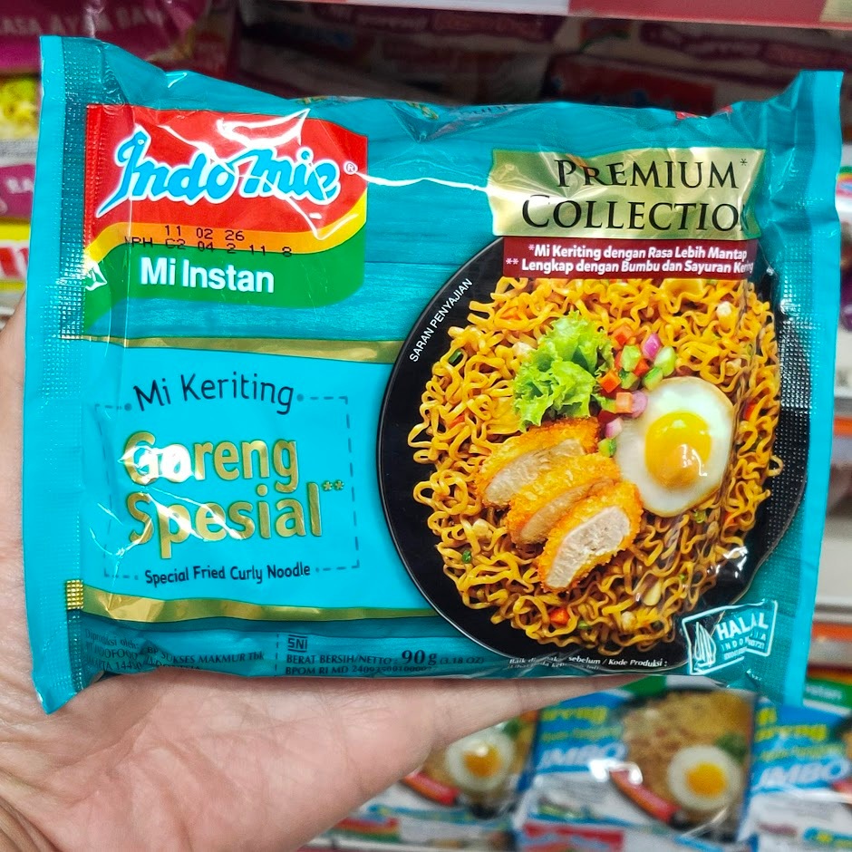 

INDOMIE Premium Collection Mi Instan Varian Rasa 1Karton isi 20pcs