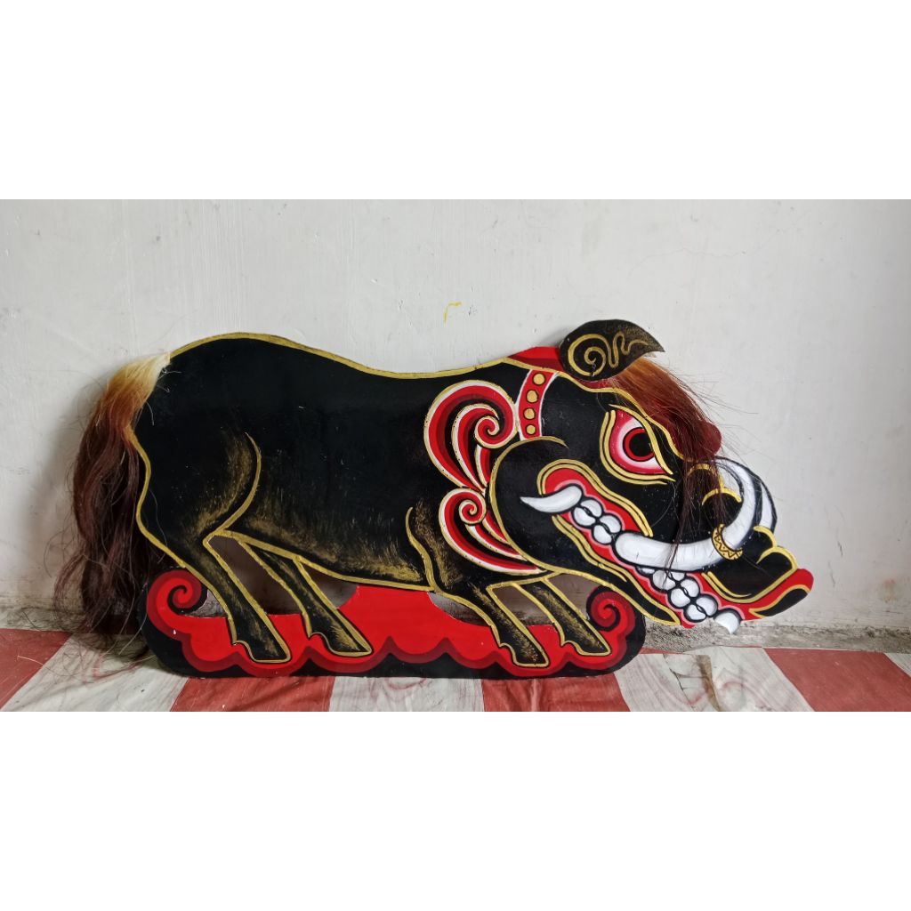 Celeng kulit sapi ASLI, celeng srenggi jaranan