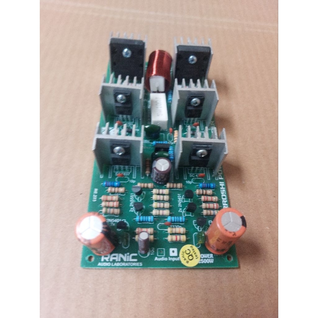 Kit Driver Power Amplifier YIROSHI 2500W Mono PCB Fiber FR4