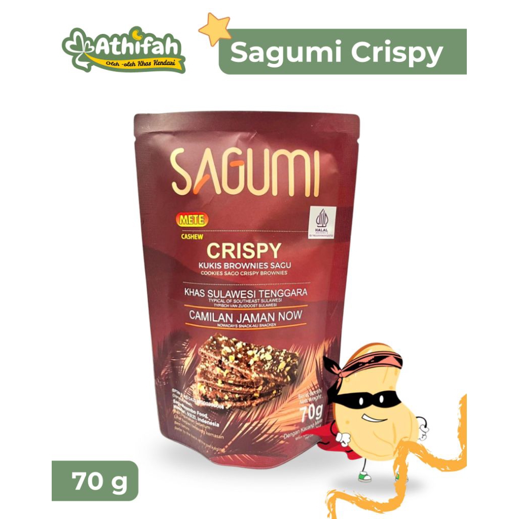 

SAGUKU-Mete Crispy Brownies Sagu