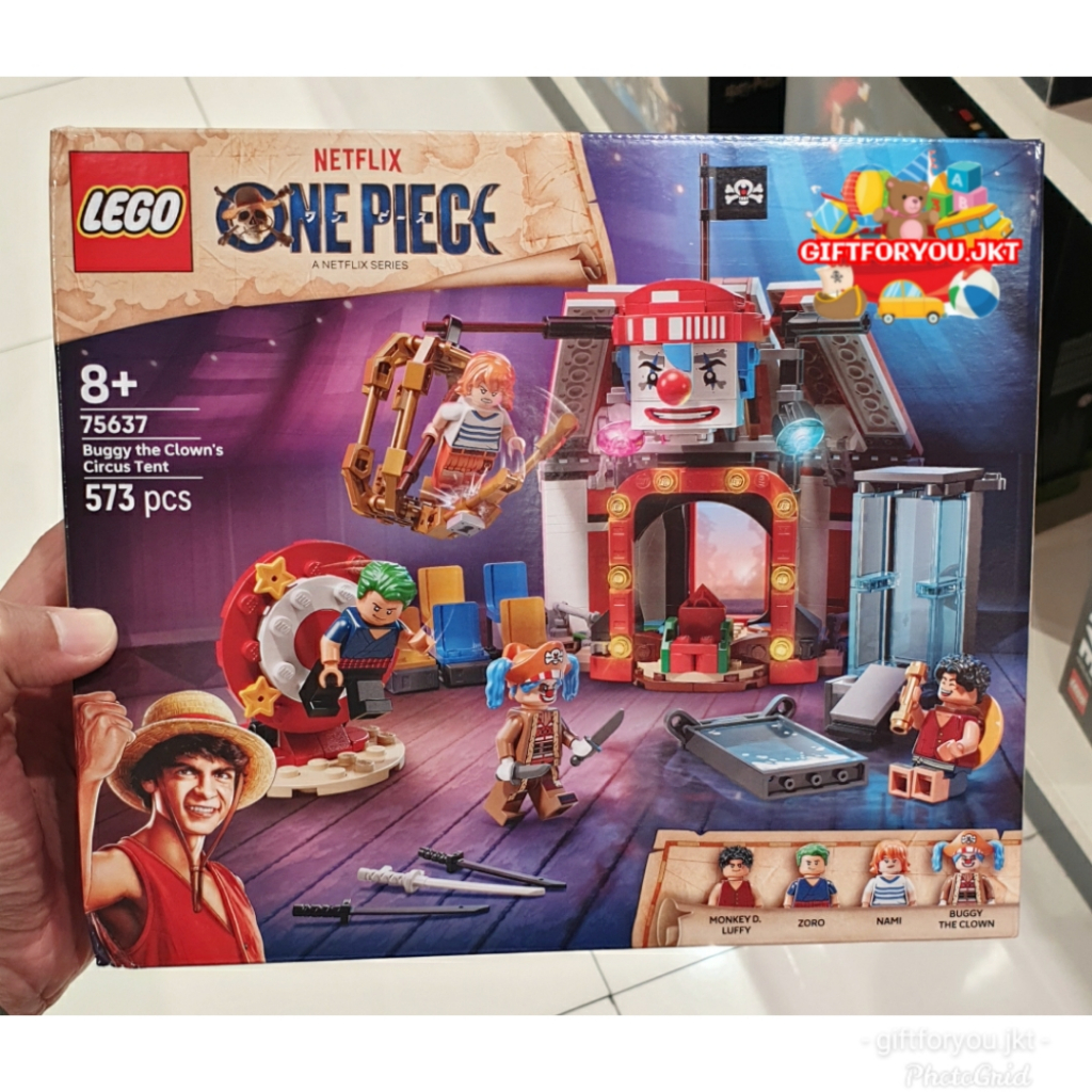Lego One Piece 75637 Buggy the Clown's Circus Tent Mainan Bricks Balok Anak Toy Kid Action Figure Ca