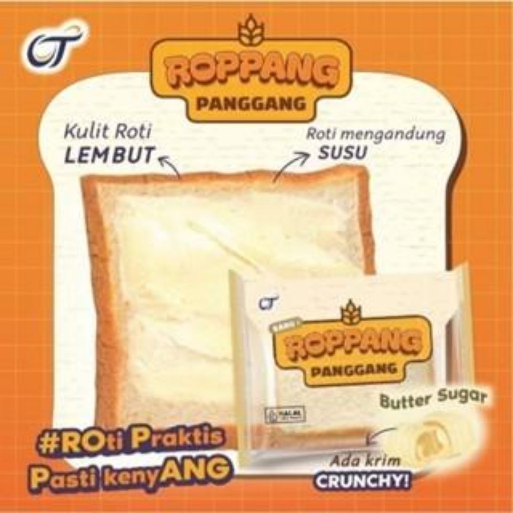 Roti Panggang Ropang / Roti Ropang 1 Karton isi 60 pcs ( rasa campur )