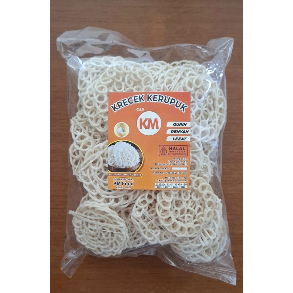

Spesial Kerupuk Bawang Jumbo / krupuk mentah / kerupuk putih / krupuk bawang kemasan 400gram