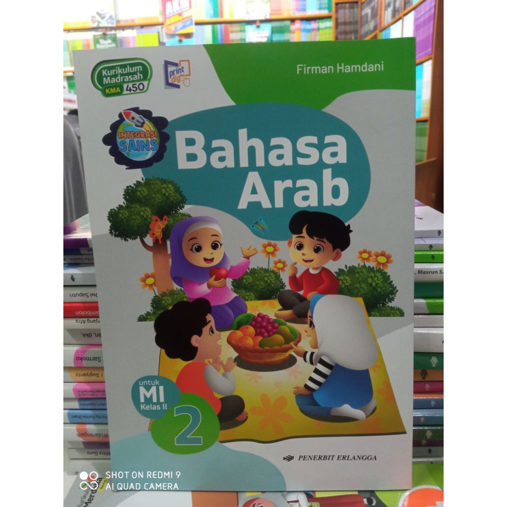 Buku bahasa arab untuk MI kelas 2 erlangga