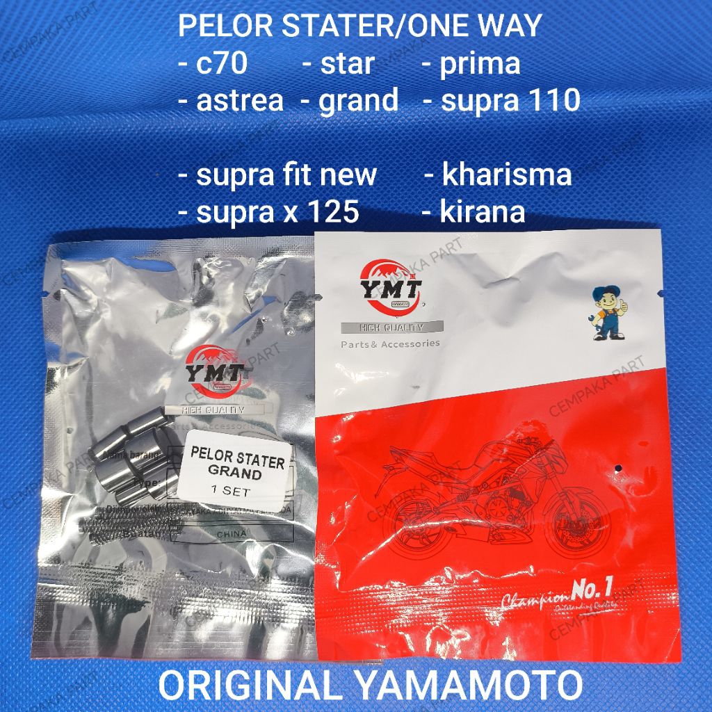 Yamamoto pelor stater atau one way c70 astrea grand kharisma kirana prima star supra x 125 dan 110