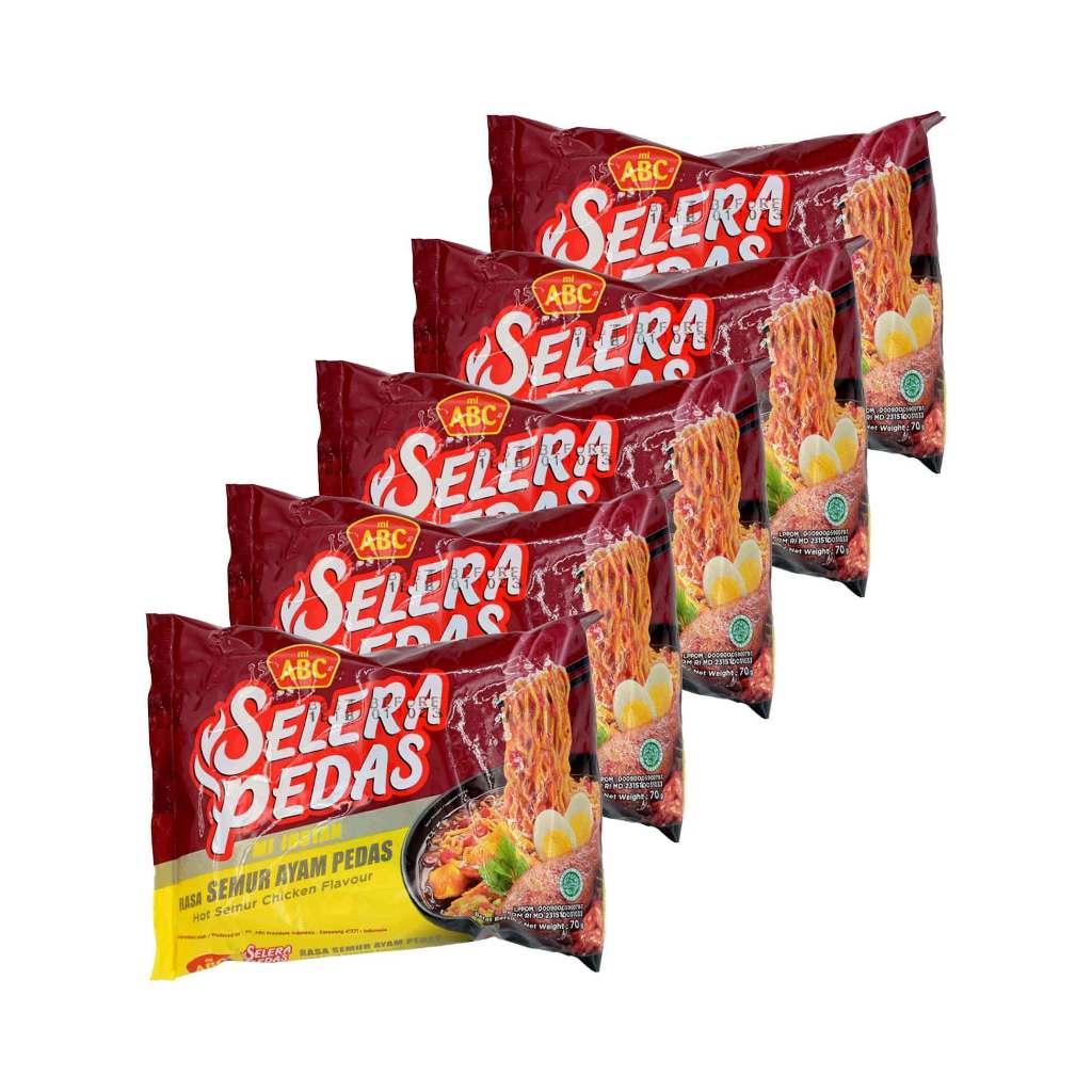 

5Pcs Abc Mie Rebus Semur Ayam