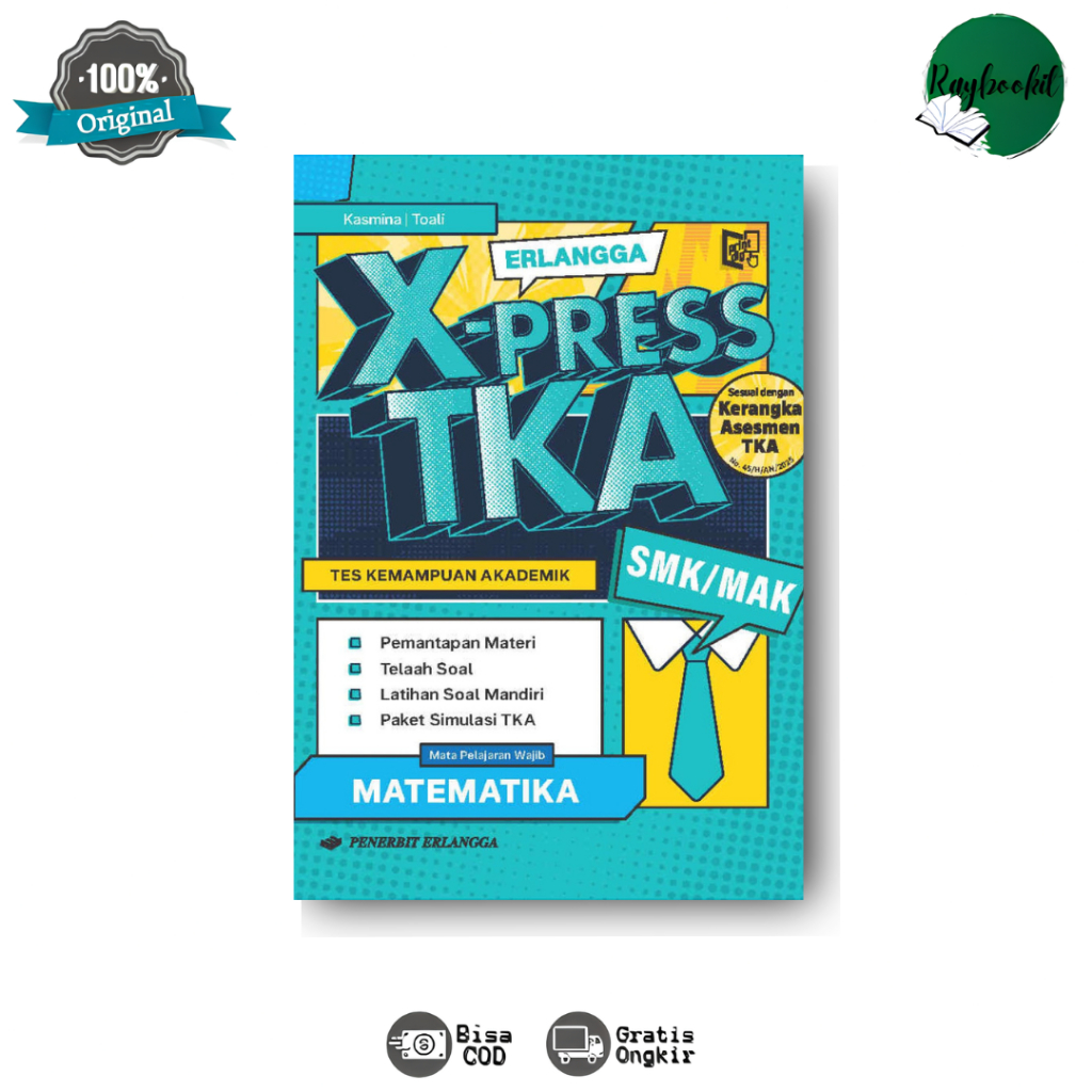 BUKU ERLANGGA X-PRESS TKA MATEMATIKA SMK/MAK - Penerbit Erlangga