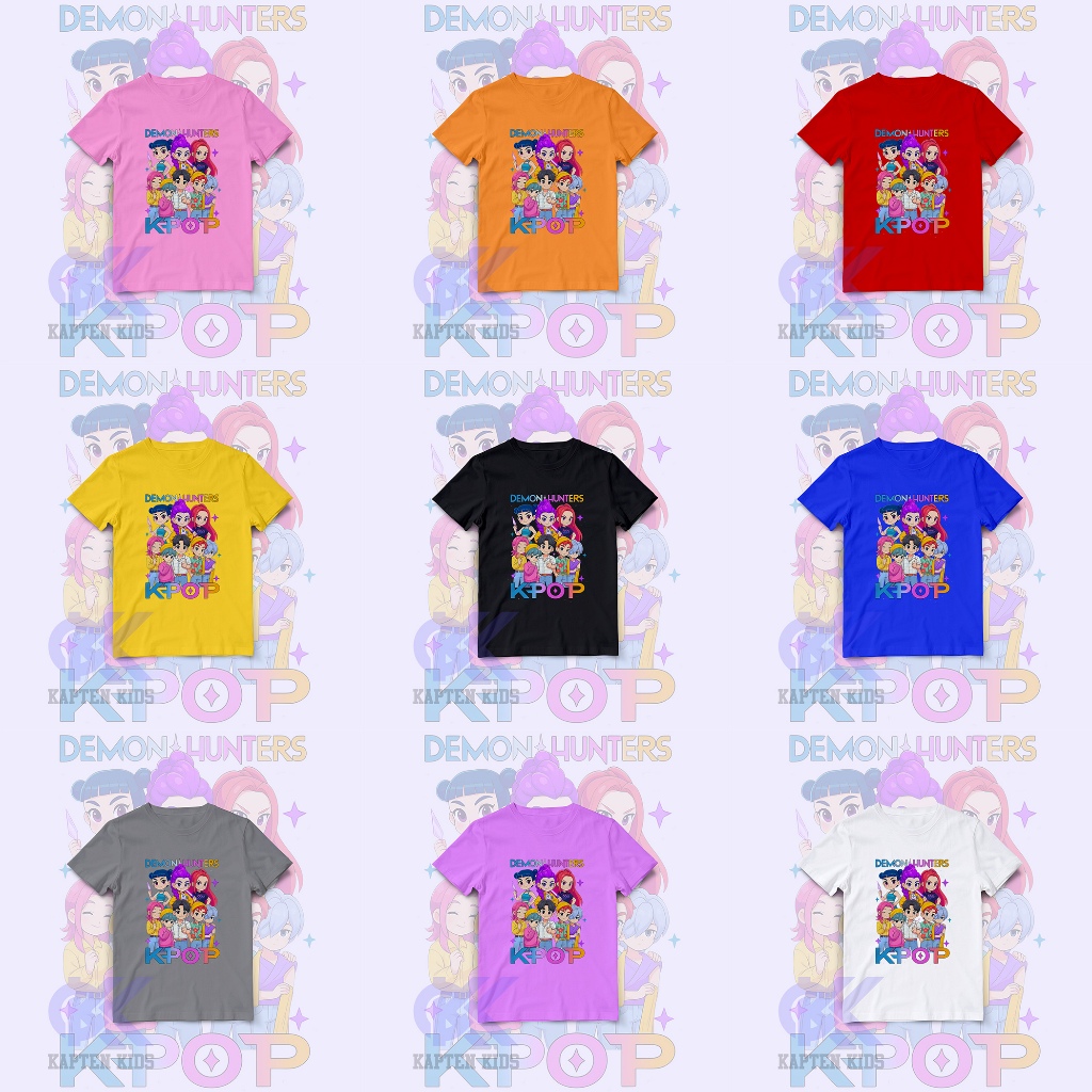 KAOS ANAK KPOP DEMON HUNTER / KAOS ANAK DEMON HUNTER KPOP