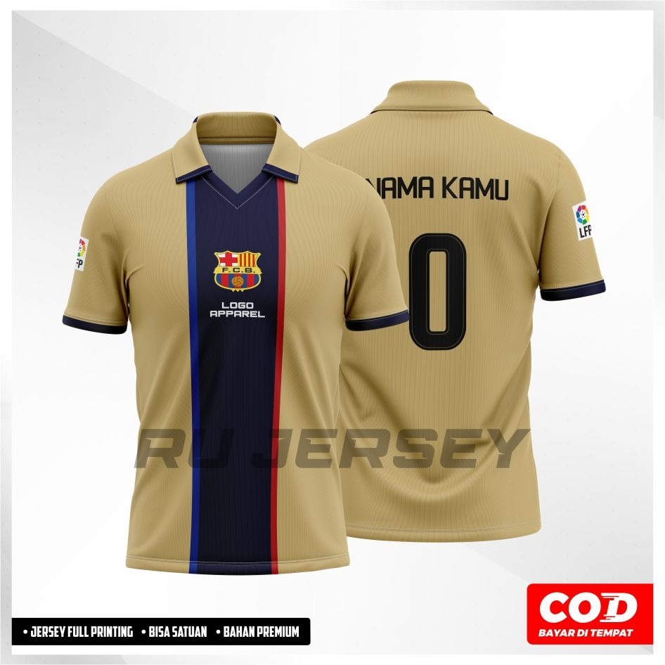 Jersey Barcelona 2001 away Full Printing