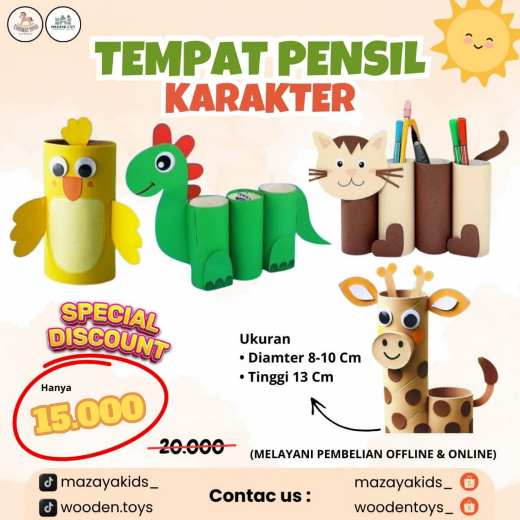 

Mazaya Kids - Tempat Pensil Karakter