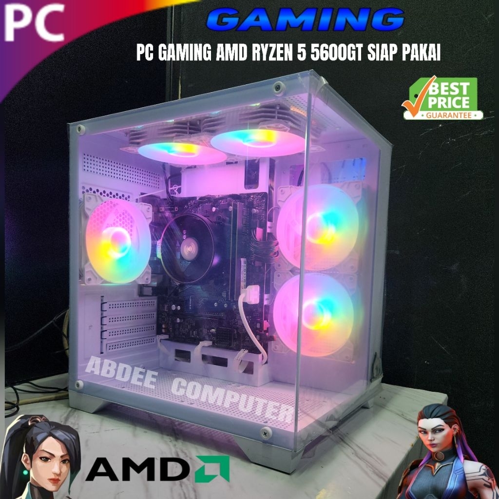 Pc Gaming Amd Ryzen 7 5700G | Ram 16 Gb | Nvme 256 Gb | Pc Ryzen 7 | Siap Pakai