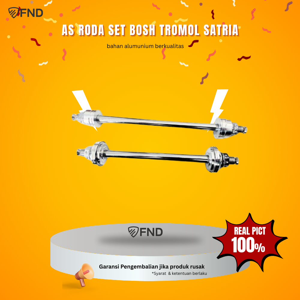 As Roda Depan Dan Belakang SATRIA  Set Boshing Bosh Tromol Depan Belakang SATRIA