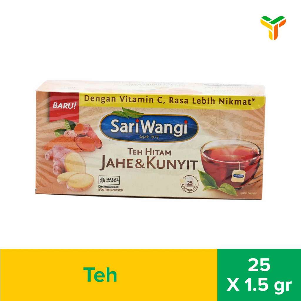

Sariwangi Teh Hitam Jahe N Kunyit 25X1.5 Gram