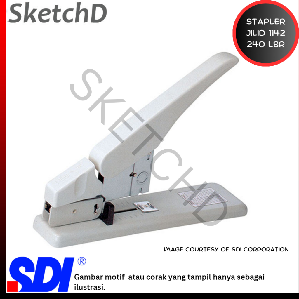 

Alat Stapler Jilid SDI 1142 Hekter Besar Kapasitas Max 240 Lbr Staples 24 mm short arm