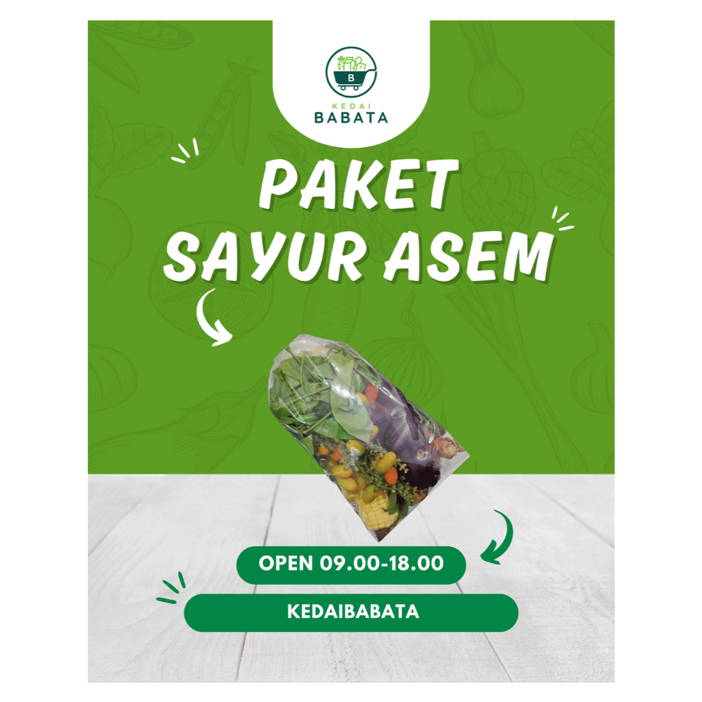 

Paket Sayur Asem Fresh Kedai Babata Padang