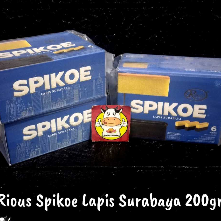 

RIOUS SPIKOE LAPIS SURABAYA 200GR ISI 6 SLICE - FROZEN FOOD - BRONTZ JOGJA