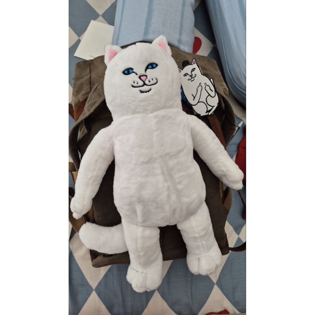Boneka Ripndip Lord Nermal Rip n Dip Plush doll