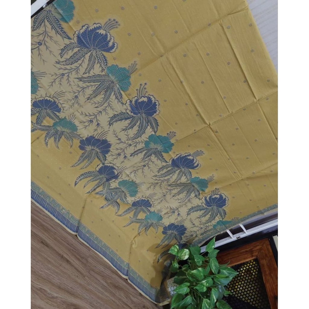 Kain Batik Katun Halus Motif Bunga