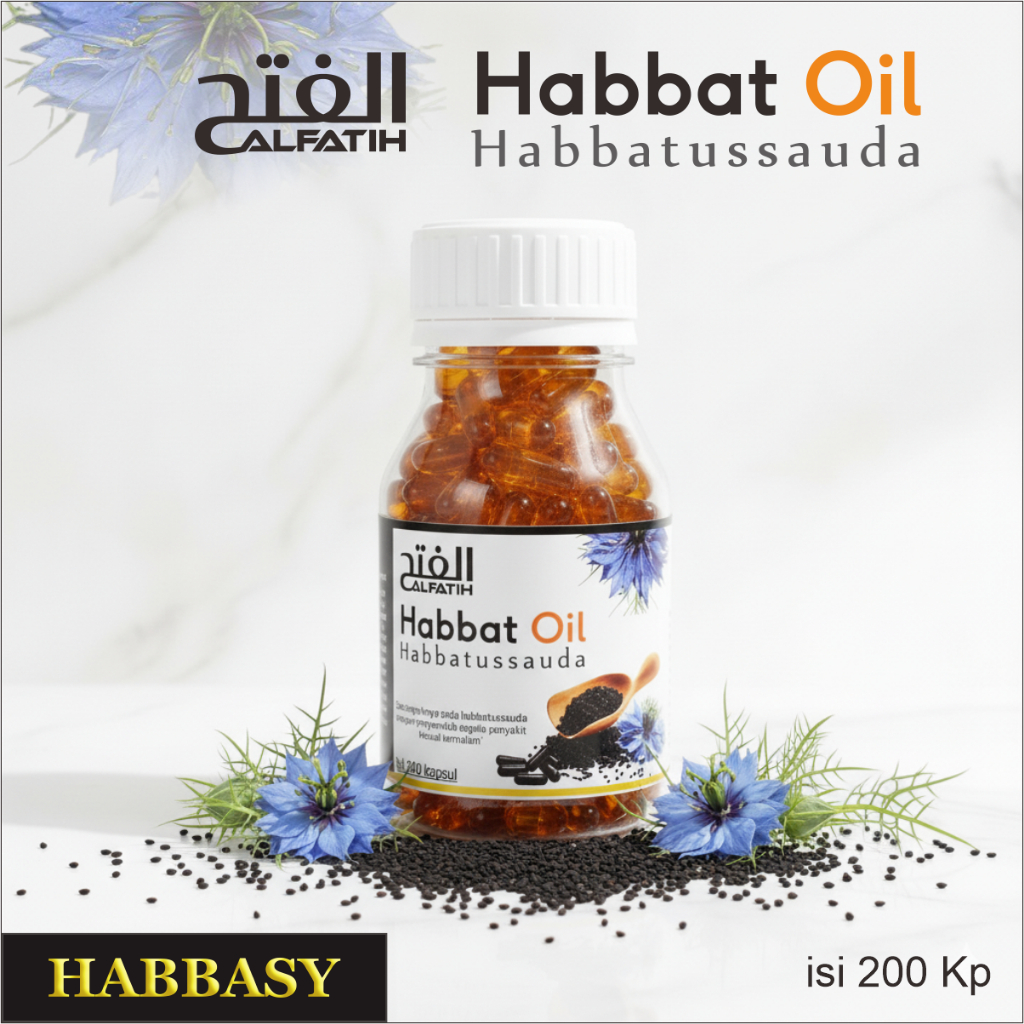 Kapsul Habbatussauda Oil Asli Alfatih