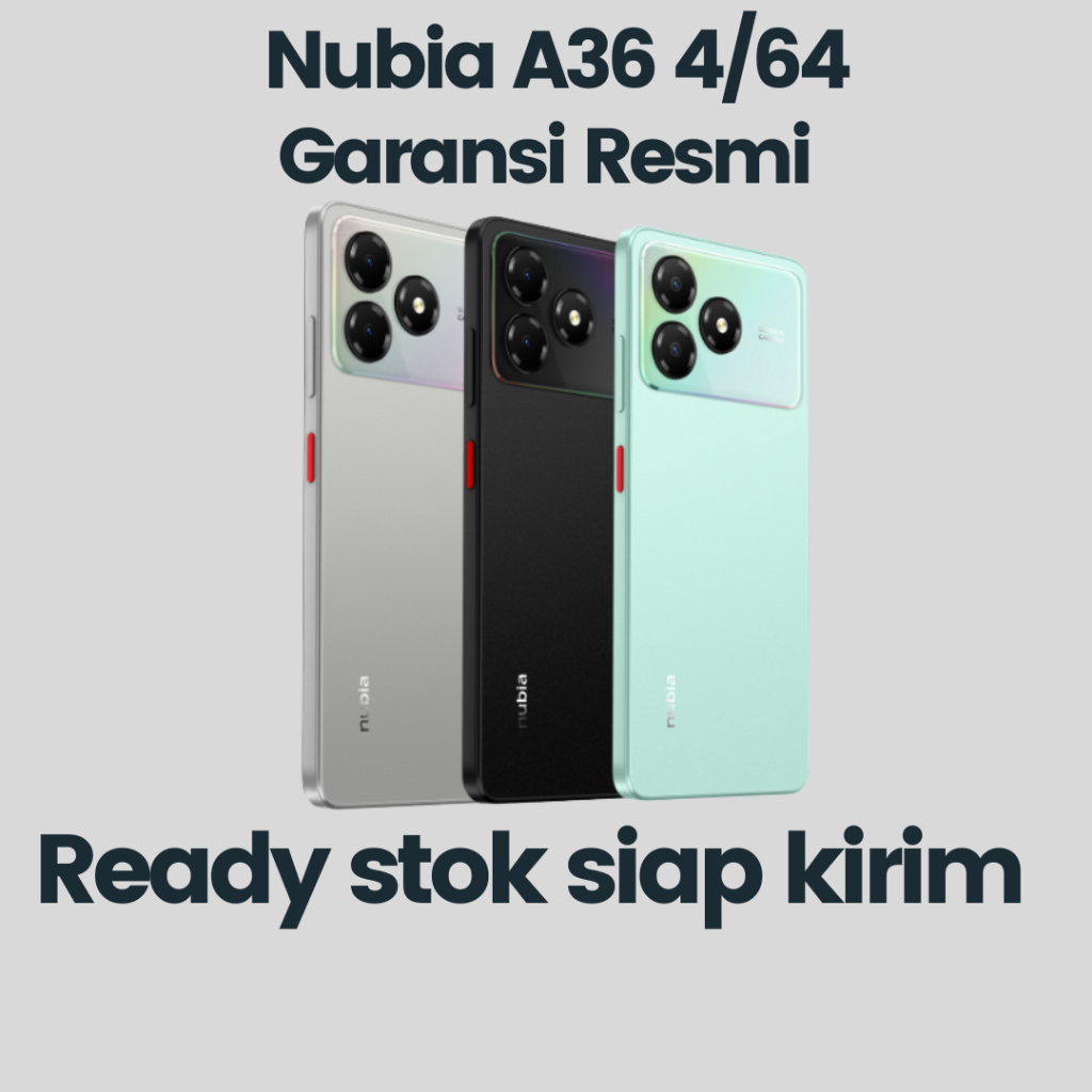 Nubia A36 4/64 Garansi Resmi