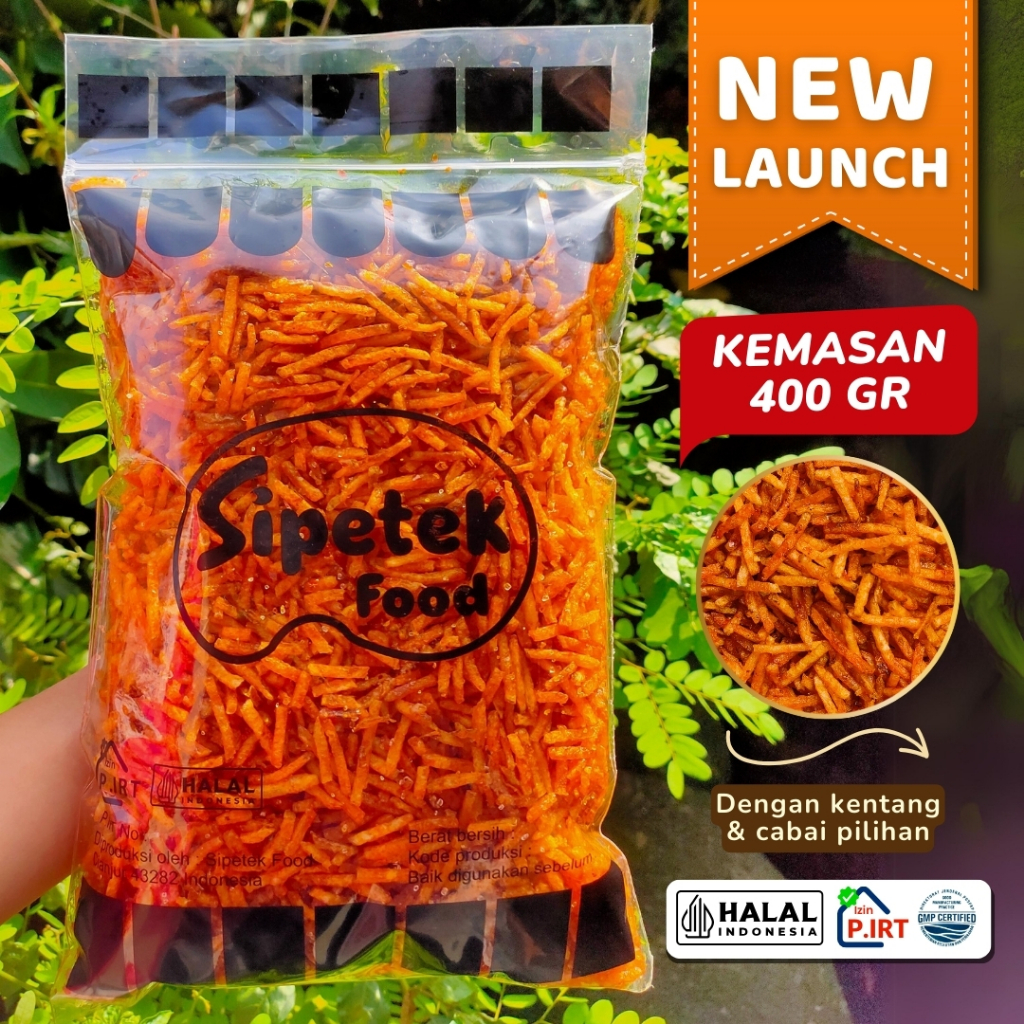 

Kentang Mustofa Pedas Manis Asin Gurih 400gr Lauk Makan Siap Saji Tahan Lama