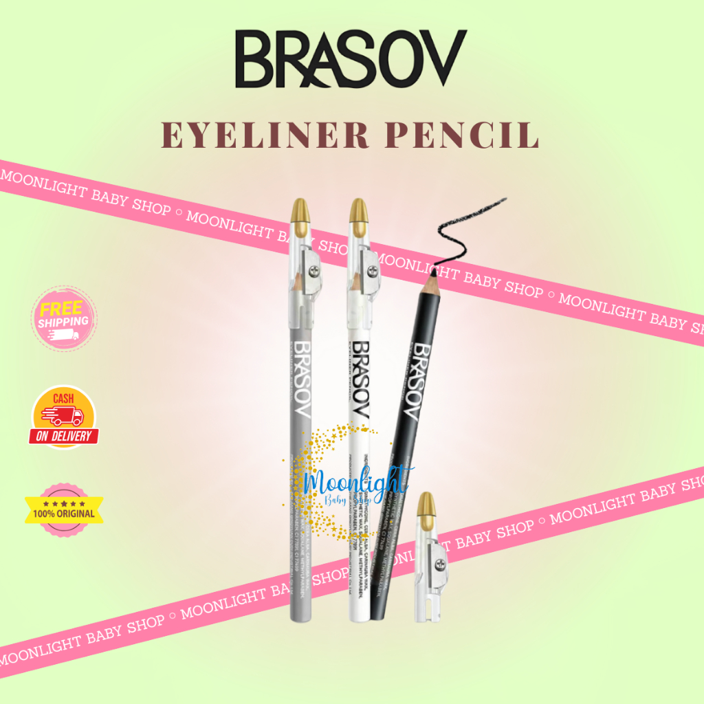 Brasov Eyeliner Pencil 3 Variant - Eyeliner Pensil
